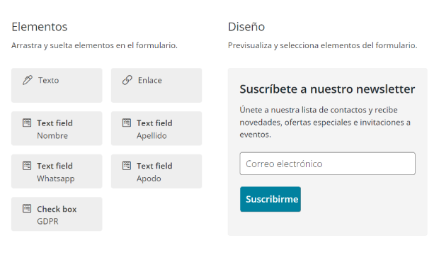 previsualizacion formulario